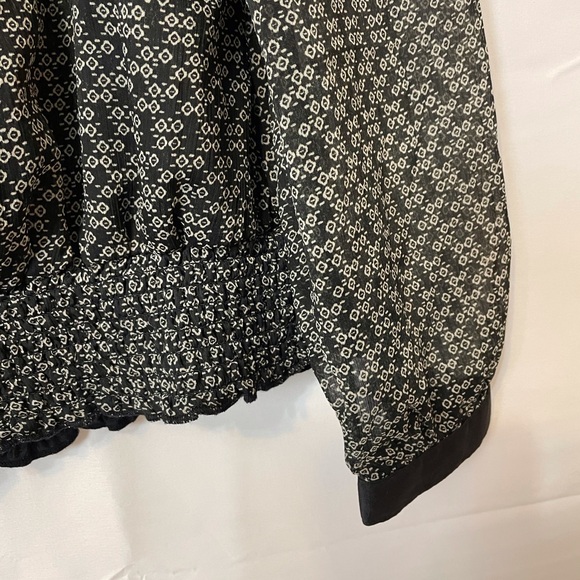 Vero Moda Black Patterned Women's Top - Picture 4 of 8